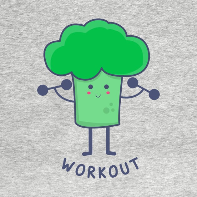 Broccoli cute workout by teemarket